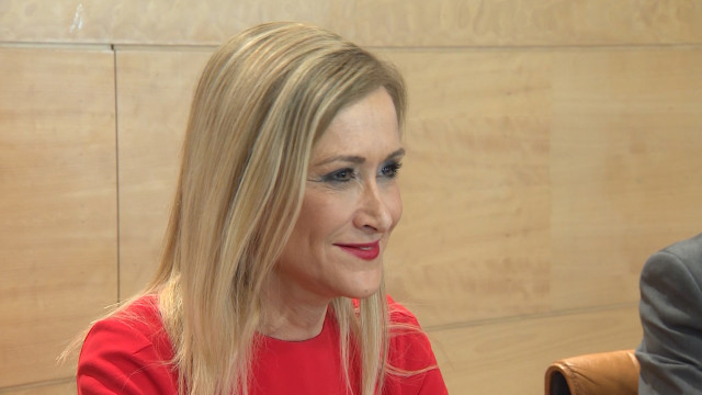Cifuentes en la rueda de prensa posterior al Consejo de Gobierno