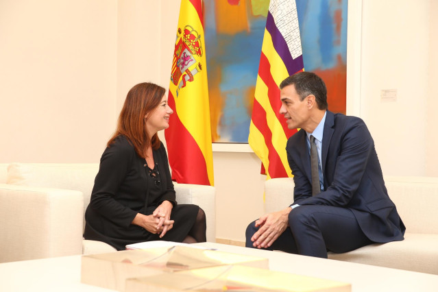 Francina Armengol y Pedro Sánchez
