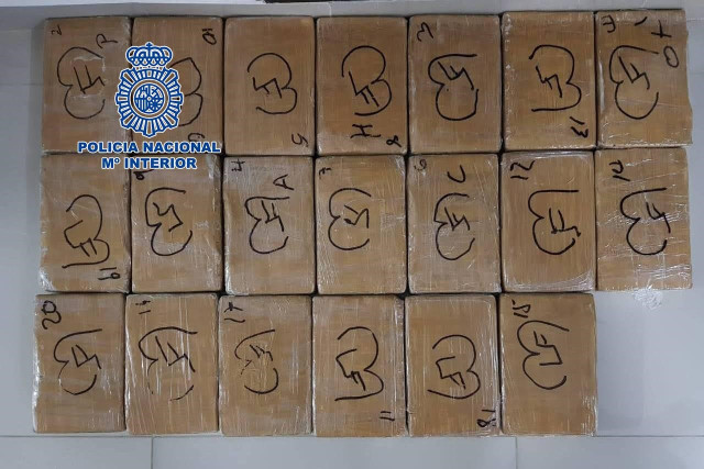La Policía interviene en una nave de Madrid 400 kilos de cocaína introducidos po