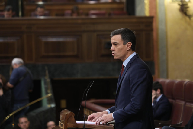 Comparecencia de Pedro Sánchez para informar al Congreso de las sociedades de su