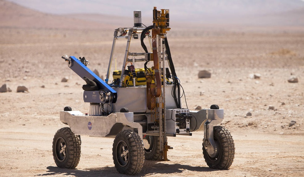 Rover de la NASA usado en el desierto de Atacama, en CHile