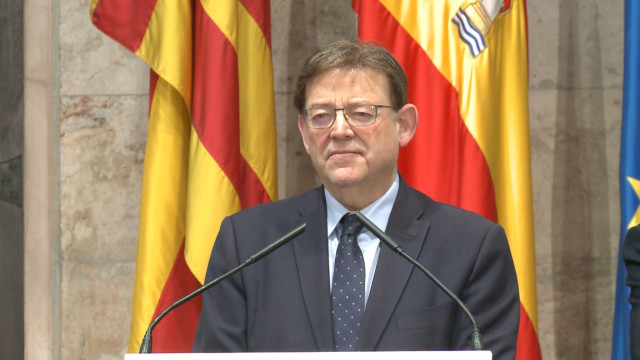 Ximo Puig en una comparecencia ante los medios en imagen de archivo