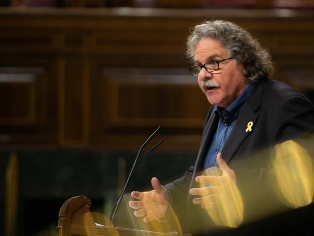 Joan Tardà, de ERC, en la tribuna