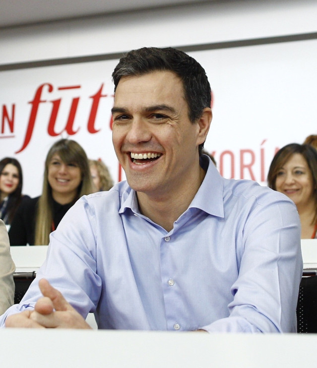 Pedro Sánchez, secretario general del PSOE