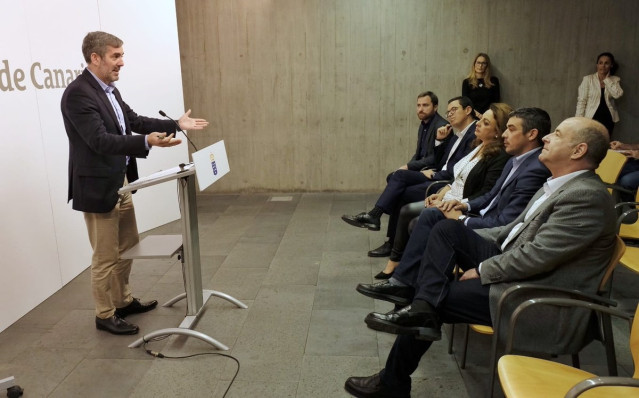 Clavijo, con los consejeros
