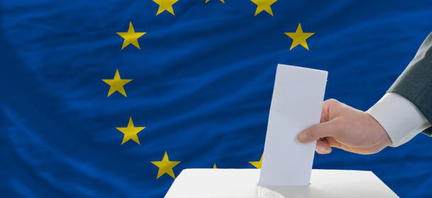 Una urna para las elecciones europeas
