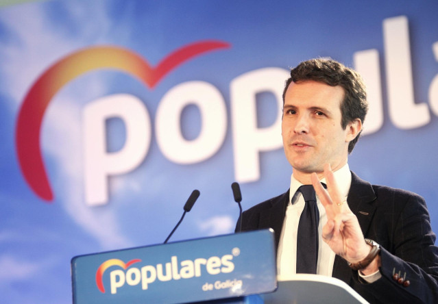 Acto de clausura de la convención de Bienestar Social del PP en Ferrol (Galicia)