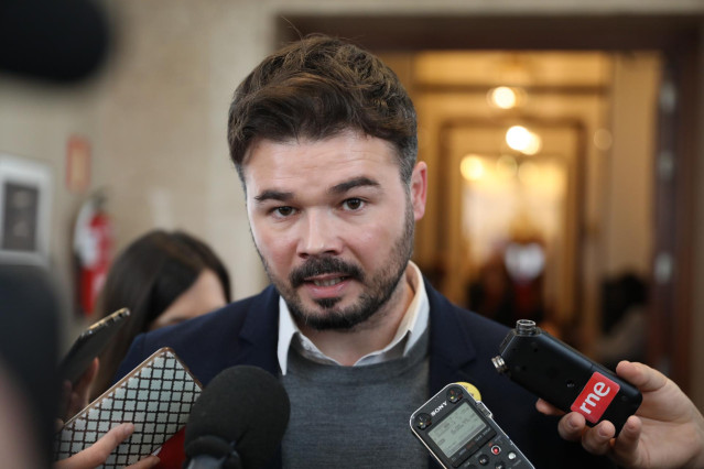 El diputado de ERC, Gabriel Rufián