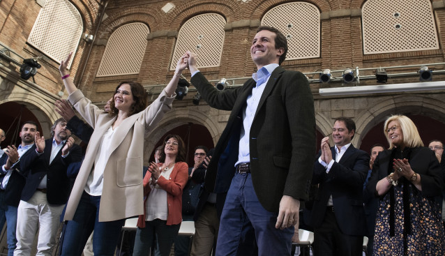 Pablo Casado en la presentación de candidatos de la zona este de la Comunidad de