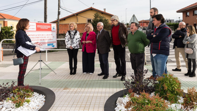 Inauguración de la renovación del abastecimiento en Requejada