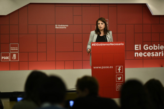 Rueda de prensa del PSOE sobre actualidad política
