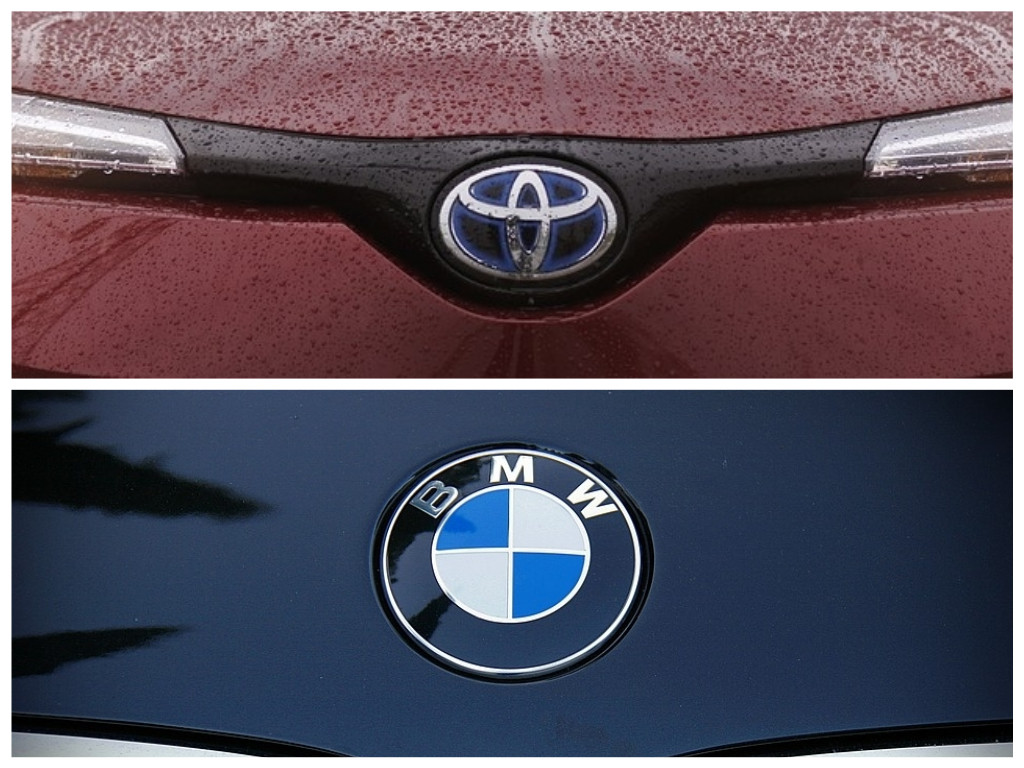 Logos de Toyota y BMW
