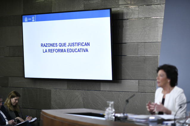 Rueda de prensa posterior al Consejo de Ministros en el que se decidió la convoc