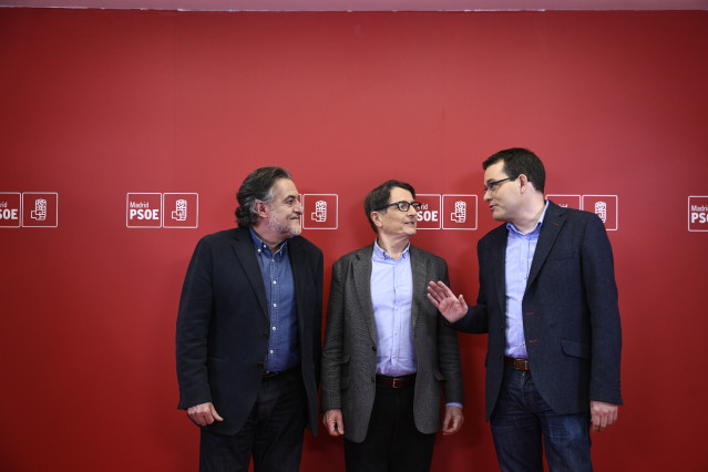 Debate entre los tres candidatos de las primarias del PSOE a la alcaldía de Madr