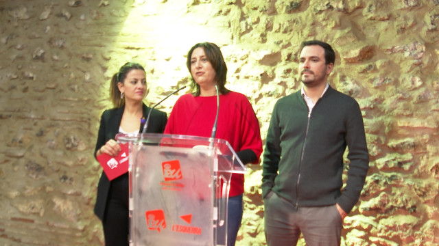28A.- Garzón Afirma Que Solo Contempla La Confluencia Con Podemos Para 