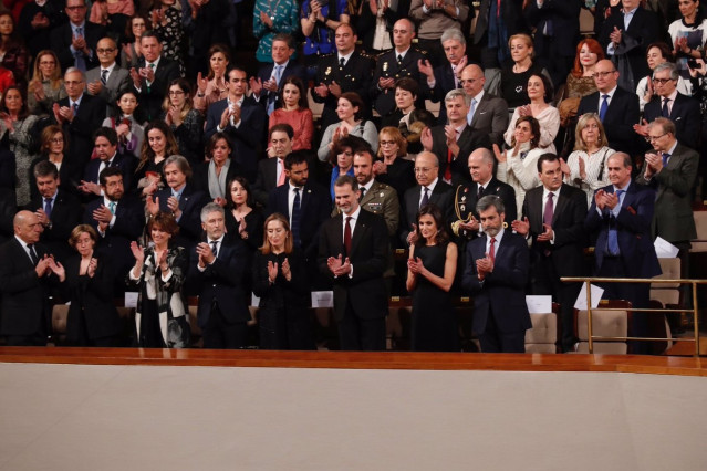 Los Reyes Felipe y Letizia presiden el XVII concierto 'In Memoriam' en homenaje