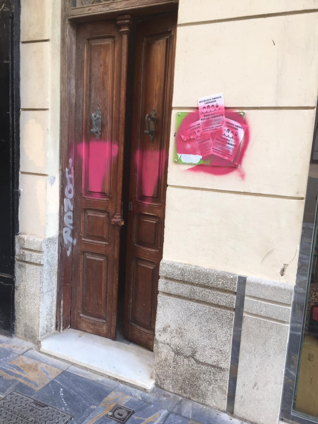 Nuevo ataque a la sede de VOX en Cartagena