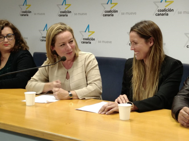 AMPL.- 28M.- Ana Oramas y María Fernández, cabezas de lista de CC al Congreso po