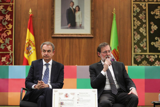 Zapatero y Rajoy en el 40 aniversario de la Universidad de León