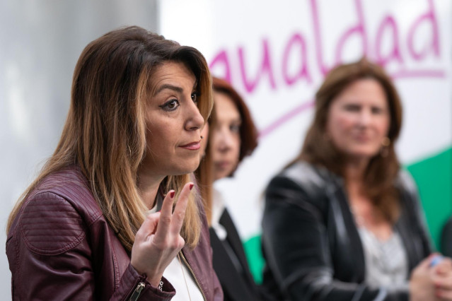 Susana Díaz, participa en un encuentro con colectivos de mujeres