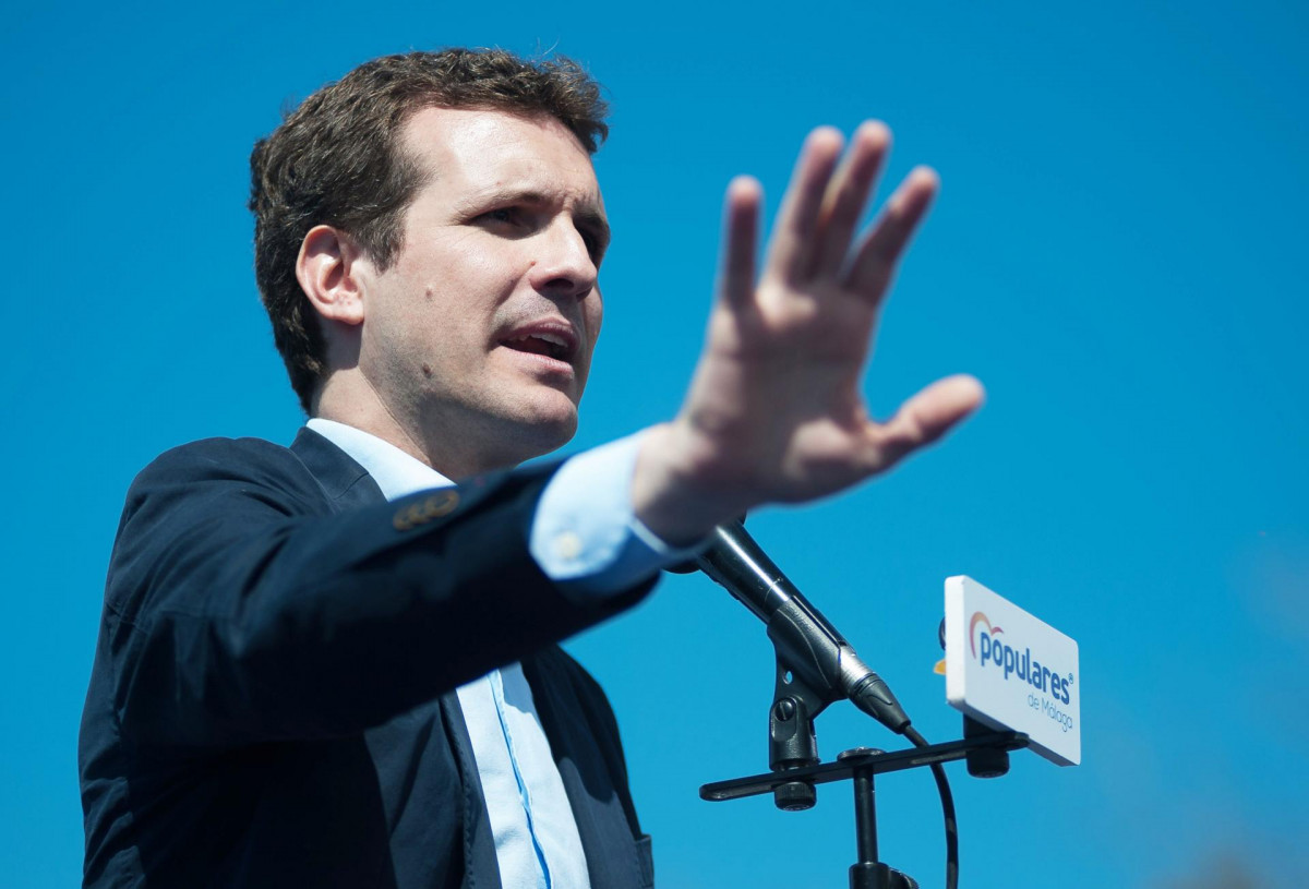 Pablo Casado clausura un acto del PP de Málaga