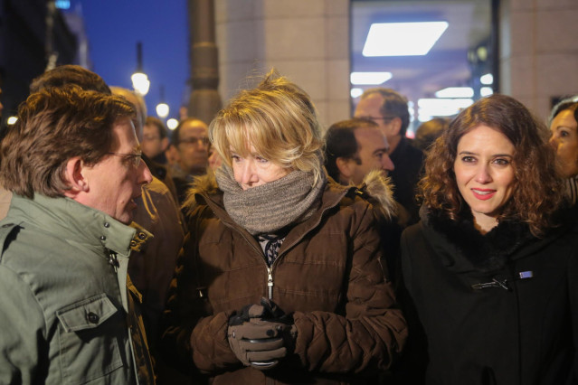 Manifestación en la Puerta del Sol para respaldar el apoyo de la Unión Europea a