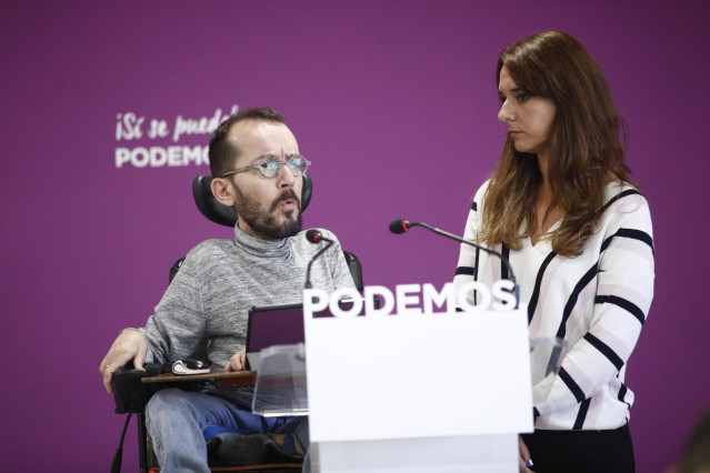 Rueda de prensa de Podemos tras el Consejo de Coordinación del partido