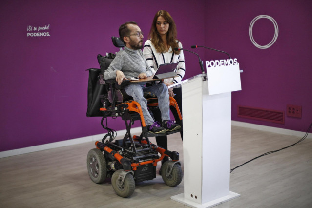 Rueda de prensa de Podemos tras el Consejo de Coordinación del partido