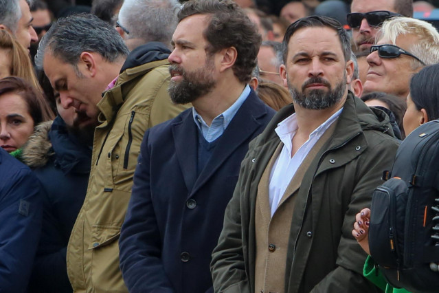 Concentración en la Plaza de Colón (Madrid) bajo el lema 'Por una España unida'
