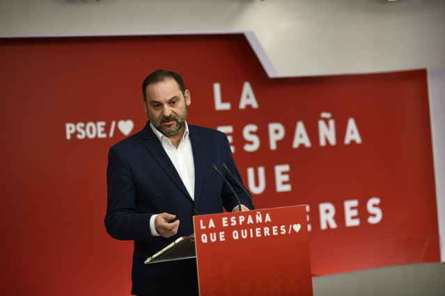 Rueda de prensa del PSOE sobre actualidad política