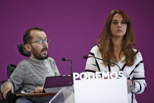 Rueda de prensa de Podemos tras el Consejo de Coordinación del partido