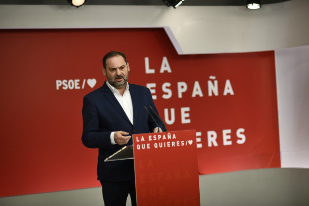 Rueda de prensa del PSOE sobre actualidad política