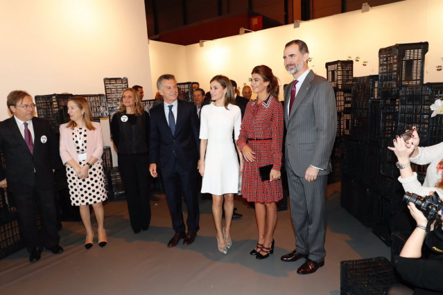 Los Reyes, Mauricio Macri y su esposa, Juliana Awada inauguran Arco
