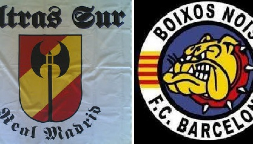 Ultras Sur y Boixos Nois, incluidos como grupos radicales por la Comisión Estatal contra la Violencia