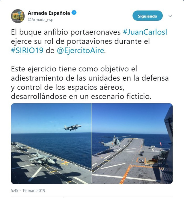 La Armada anuncia oficialmente la escala del 'Juan Carlos I' en Getxo pese el re