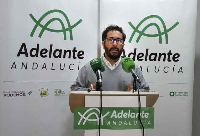 El parlamentario de Adelante Andalucía David Moscoso dejará el acta si se le imp