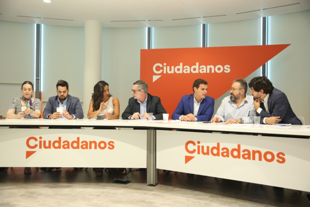 Reunión de la Ejecutiva Nacional de Ciudadanos presidida por Albert Rivera