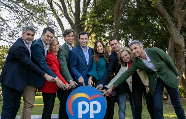 El PP-A presenta los candidatos números uno de cada provincia andaluza al Congre