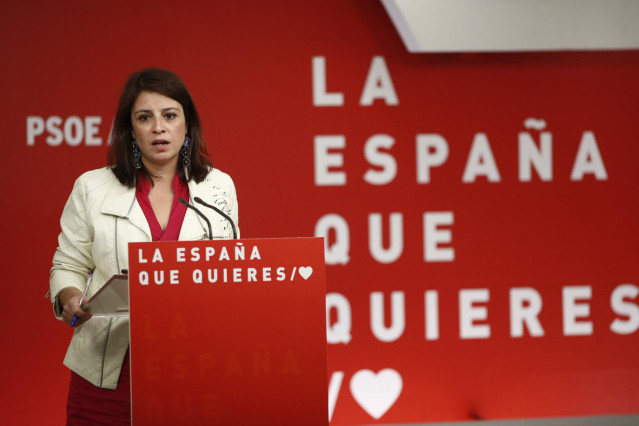 Rueda de prensa del PSOE sobre actualidad política