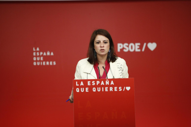 Rueda de prensa del PSOE sobre actualidad política