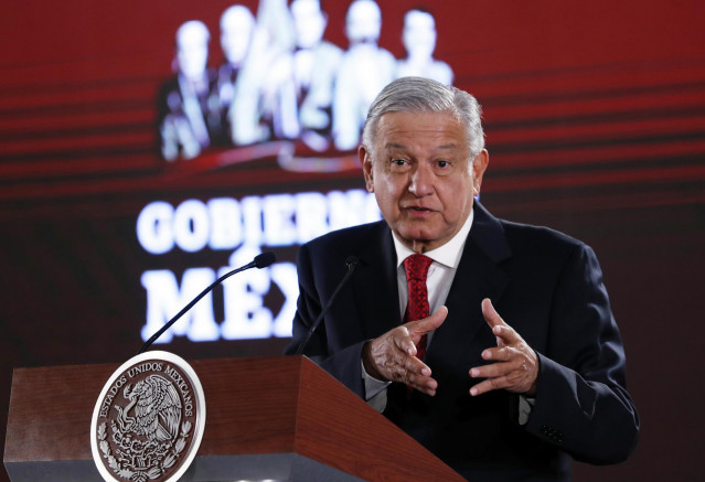 Obrador daily press conference in Mexico City