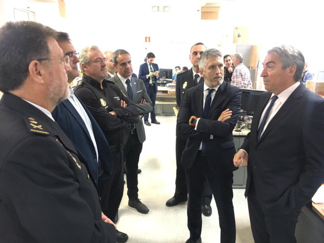 Cádiz.-Marlaska felicita a los cuerpos de seguridad por el dispositivo de 1.500