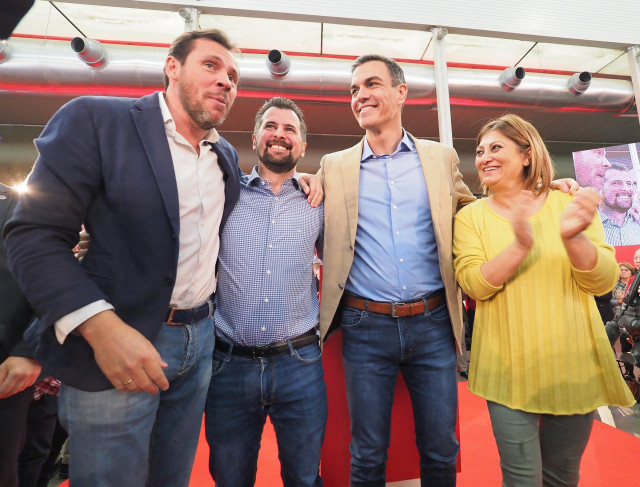 Acto del PSOECyL en Valladolid con el presidente del Gobierno, Pedro Sánchez