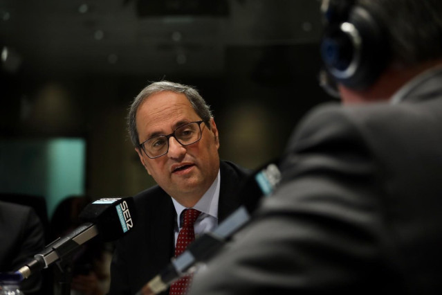 AV.- 28A.- Torra se abre a apoyar a Sánchez si hay dialogo sobre 