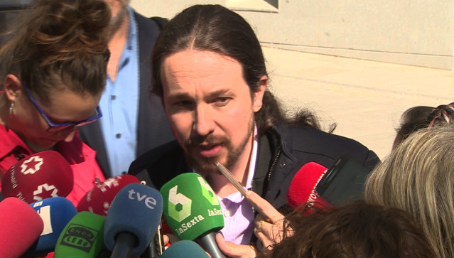 Pablo Iglesias se persona en la Audiencia Nacional como perjudicado en el caso V
