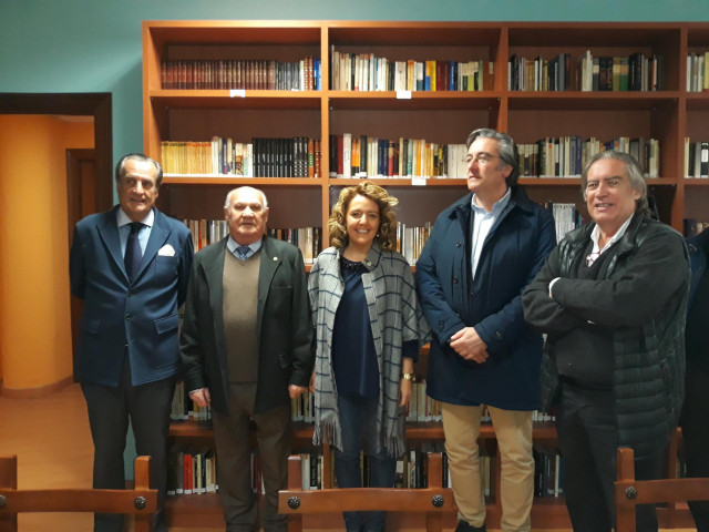 Visita del PP a la sede de la Asociación Gijonesa de la Caridad