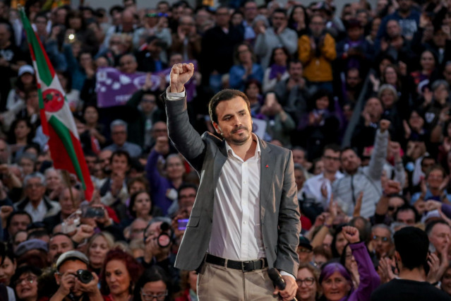 28A.- Unidas Podemos renueva a siete números uno al Congreso, con Garzón por Mál