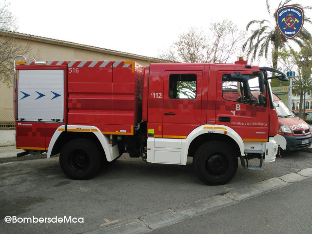 Camión de Bomberos de Mallorca (imagen de archivo)