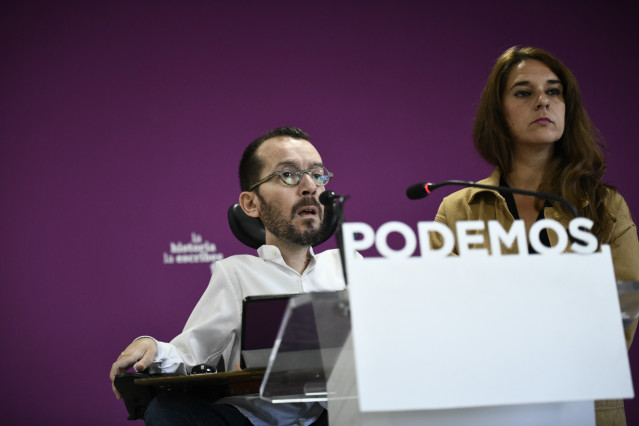 España.- Podemos plantea, ante la propuesta de coalición entre Cs y PP, repetir