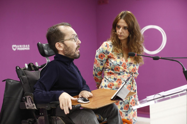 Rueda de prensa de Podemos tras el Consejo de Coordinación